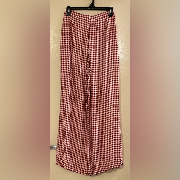 REFORMATION NWOT Bahama Pant in Gingham Check - Picture 4 of 6